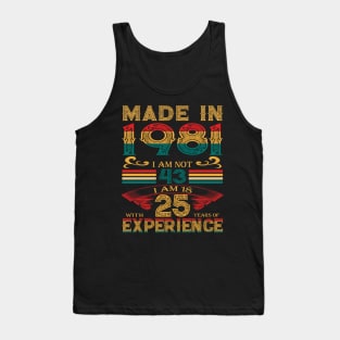 Made in 1981 Tank Top